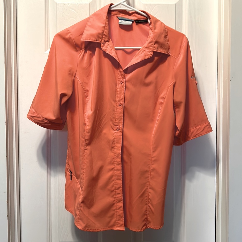 Columbia vented sun protectant button down